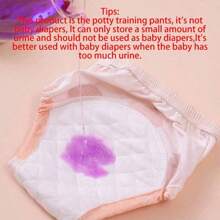 5pcs/Pack Baby Washable Potty Training Pants With Printed Patterns, Reusable Baby Underwear For Toilet Training, Suitable For Newborn, Toddler Boys And Girls