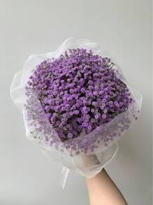3/10/15/30/40 Piezas de Flores Artificiales de Respiración de Bebé Gypsophila Falsa que ofrecen un toque realista. 28 Cm. Para arreglos florales de bodas, decoraciones de fiestas, cumpleaños, adornos de jardín al aire libre, decoraciones para el Día de la Madre, decoraciones para el Día de San Valentín. Regalo. Decoraciones de graduación.