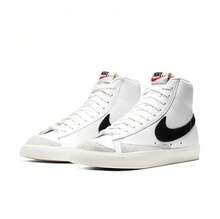 Nike Zapatillas altas retro resistentes y ligeras de estilo casual Blazer Mid 77 Trailblazer para mujer - Blanco - Ver 7