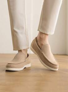 Mocassini da uomo, nuovi, leggeri, piatti, comodi e antiscivolo per l'estate, scarpe casual da guida, mocassini traspiranti di taglia grande, sneaker sportive di tela di lusso alla moda con deodorante, scarpe a calzino con suola intrecciata a blocchi di colore, adatte per tutte le stagioni