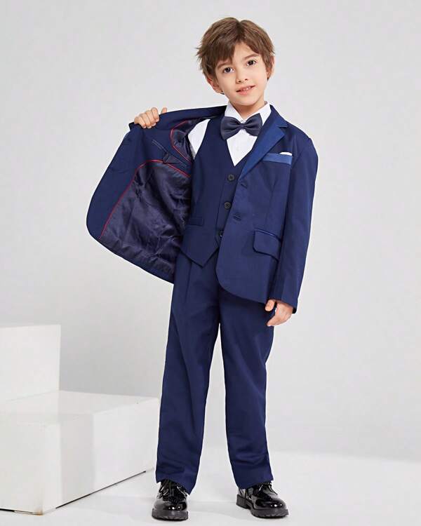 Jungen Anzug Formal Dinner Jacket Schwarz Jungen Anzug Hochzeit Party Jungen Anzug