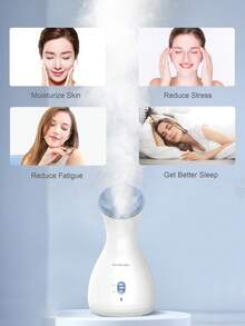 Nano Ionic Facial Steamer, Deep Cleaning Tool For Face, Portable Electric Steam Device For Skin Care, Nursing Appliance, Gift For Her