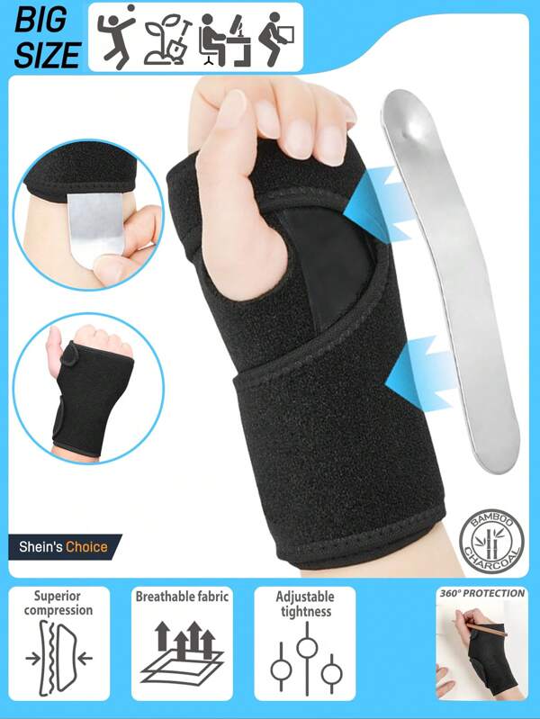 Carpal Tunnel Wrist Brace For Night Wrist Sleep Supports Splints Stabilizer And Hand Brace Cushioned To Help With Carpal Tunnel Relief Universal Adjustable Fit
