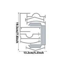 1 pieza Caja de regalo 3D plegable y tarjeta de felicitación plegable troquel, troqueles de corte de metal gris, plantilla de tallado de papel para hacer tarjetas, álbumes de recortes y decoraciones artesanales DIY