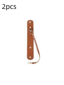 1 Pezzo/2 Pezzi Porta guanti in pelle vintage portatile con fermaglio, porta asciugamano in pelle per borse, accessorio di moda per fissare sciarpe, cinturino per guanti in pelle per cappello da donna per campeggio e turismo, regalo, fermaglio aggiuntivo per borsa e borsetta, usato per trasportare portachiavi pendente, molletta per guanti da motocicletta, molletta per riporre borse e cappelli, perfetto per viaggi e attività all'aperto