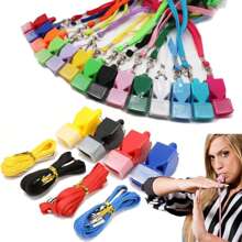 2025 New | Professional Grade ABS High Frequency Nuclear Free Referee Whistle, Sports Events Basketball Soccer Volleyball Competition Whistle, Life Saving Emergency Outdoor Training Whistle, And Teacher Essentials 1pc [Multi-Color Choice]