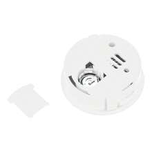 Mini termómetro higrómetro digital circular con pantalla LCD integrada, medidor de temperatura y humedad para interiores, color blanco Termómetro, higrómetro§Humedad, temperatura, medidor§LCD, termómetro, higrómetro§digital, termómetro, higrómetro§Humedad, temperatura, comprobador - Blanco - Ver 9