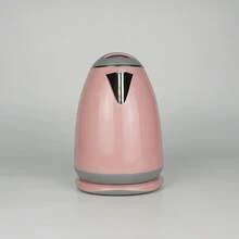 Electric Kettle, 2L Fast Boiling Water Heater for Coffee or Tea,  con diseño de doble capa antiquemaduras, Auto Shut-Off, Boil-Dry Protection, Indicator Light and Removable Filter - Rosa - Ver 5