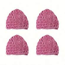 Thick Mesh Hair Nets For Adults - Black Breathable Night Caps, Unisex Crochet Hair Protector For Daily Use & Styling (Simple Fitted Design),Back To School,Travel Holiday Essentials,Hair Accessories For Women - Multicolor - View 12