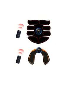1PC Wireless EMS Muscle Stimulator Abdominal Shaping Belt - Abs Trainer For Home And Office Workout - Fitness Equipment For Men And Women
