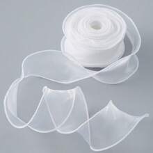 1 Roll/4 Rolls Of 10 Yards Fringed Ribbon For Floral Packaging, Gift Wrapping, Decoration For Wedding, Festival And Party, Make Bows
