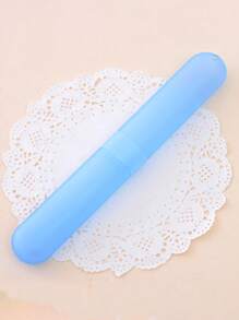1/4pcs Travel Friendly Toothbrush Case - Portable Plastic Container For Toothbrush Heads, Daily And Travel Use, Available In Multiple Colors