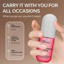 1 Bottle 50ml Coconut Vanilla/Wild Rose Body & Hair Mist, Long-Lasting Fragrance, Fresh & Sweet, Portable, Suitable For Daily Use, Can Be Sprayed On Clothes, Body And Arms - Transparent - View 3