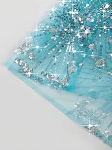 New Pearl Embellished Sexy Women's Evening Party Dress, Formal, Gown, For Wedding Guest