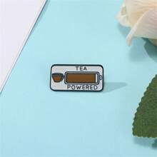 Tea Powered Enamel Brooch Fashion Decorative Brooches Ornaments Lapel Bag Badges Jewelry Gifts 2025 New Style Backpack For School