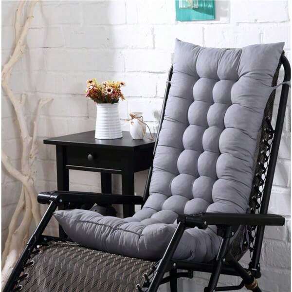Thickened Lounge Chair Cushion, Beach Cushion, Office Sofa, Summer Chair Cushion, Noon Break Chair, Cushion, Rocking Chair Cushion, Balcony Nap Sofa Cushion School Supplies, Back To School