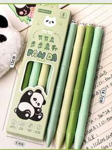 1 Stück/4 Stücke/8 Stücke Hamster Panda Drehkugelschreiber, (4 Stücke/Box) zufällige Farbe & Stil, Drehkugelschreiber, hochwertige kreative Schüler Schreibwaren, geeignet für Prüfungen, für Schulbedarf, Rückkehr zur Schule