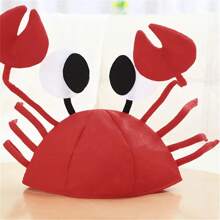 1 pièce Chapeau de chiot hawaïen, chapeau de homard de fête d'été de fruits de mer, coiffe amusante pour les fêtes, accessoire pour photobooth