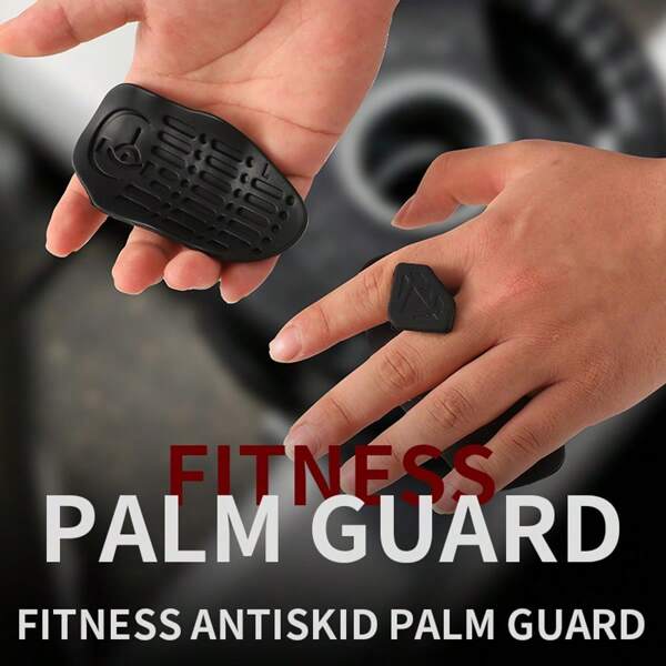 Agarres de gimnasio de silicona antideslizantes, guantes de goma ergonómicos, aptos para mancuernas, barras, dominadas, entrenamiento de fitness - Diseño unisex para uso en el gimnasio y en el hogar, accesorios de levantamiento de pesas | Equipo de fitness multifuncional | Accesorios de gimnasio duraderos