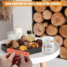 HIONXMGA 瓶中 60 条积极肯定信息 - 自我护理派对用品套装，带来每日灵感、放松和正念。送给情侣、她、他、妈妈的贴心礼物（生日、圣诞节、周年纪念日、情人节、母亲节的纪念品） - 彩色 - 查看 6