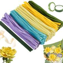 223/272pcs Bulk Pack DIY Pipe Cleaning Tool Kit, New Colorful Floral Pipe Cleaner Set With Step-By-Step Video Tutorial, Upgraded Soft Chenille Stick Bulk Pipe Cleaning Twist Rods, Suitable For DIY Art Craft Decor, Ideal For Beginners - Multicolor - View 17