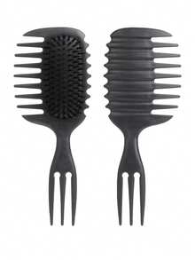 Cepillo definidor de rizado, en caja, para cabello rizado, ondulado y rizado - Herramienta de peinado antiencrespamiento con diseño de pulpo para enredar, dar forma y separar los rizos - Cepillo ligero sin tirones para niños, adolescentes y niñas pequeñas - Paquete listo para regalo para viajes, hogar y escuela - Multicolor - Ver 9