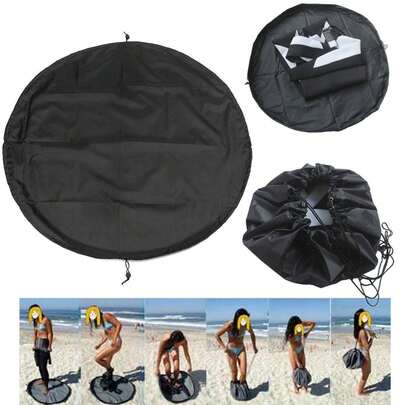 Sottomuta 2 in 1, borsa impermeabile da spiaggia, sottomuta da surf, adatta a uomini e donne, borsa a cambio rapido per mute da spiaggia (diametro 90 cm)