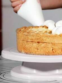 Rotating Cake Stand, Suitable For Baking - White - View 8