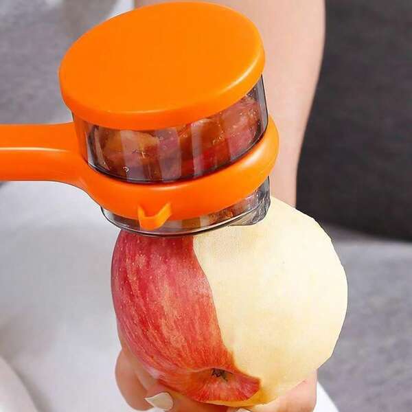 1 stuk Multifunctionele dunschiller is een opbergtype dunschiller die kan schillen zonder te spatten. Huishoudelijke nanotype dunschiller, speciaal ontworpen voor thuiskeukens. Fruit- en aardappelschiller. Keukenschillers.