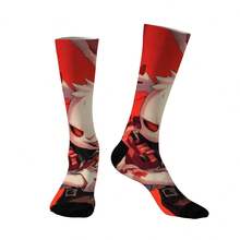 1/2/3/5 pares de calcetines hasta el tobillo para hombre con diseño de conejo, calcetines de tripulación para deportes al aire libre, resistentes, subcultura de moda para hombres