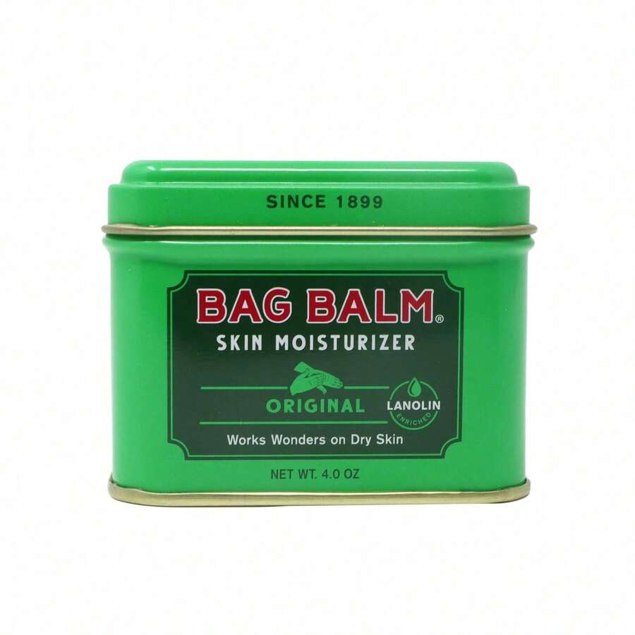 Bag Balm Vermont's Original Skin Moisturizer - Full Body Hydrating Skin Care: Dry Hands, Lips, Face, Feet & More - Unscented, Cruelty & Paraben Free - Day & Night, Men & Women (4oz Tin, Made In USA) - 2 Ounce (Pack of 2) - View 1
