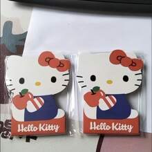Sanrio Sanrio New Stylish Hello Kitty Shaped Memo Pad, High Quality Student Ins-Style Tearaway Adhesive-Free Notepad,School Supplies,Back To School