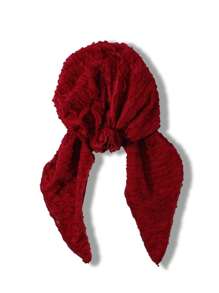1 Peça Nova Gorro com Capuz de Cor Sólida de Gola Alta, Gorro Arqueado que Pode Esconder o Cabelo e a Cabeça