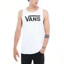 Camiseta de tirantes clásica VANS Blanco/Negro - Blanco - Ver 1