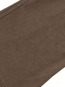 Men's Corduroy Loose Straight Casual Pants, Solid Color Sweatpants, Suitable For Daily Wear And Travel, Valentine's Day Gift - Brown - View 7