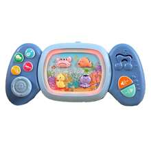 Brinquedo musical para bebês de 1 ano ou mais, brinquedos musicais e iluminados para crianças de 12 meses ou mais, instrumento de teclado com efeitos sonoros, brinquedos de piano com cérebro grande para o primeiro presente infantil