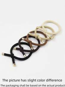 5 Stück elegante, hochelastische, vielseitig einsetzbare Haargummis, Haargummis für den Pferdeschwanz, Haargummis für den Pferdeschwanz, elegantes Haaraccessoire, Haargummi, Haaraccessoire, Haargummi