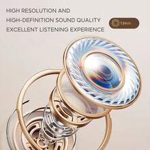 Lenovo 联想EA230真无线迷你耳机，蓝牙5.4耳塞，触控操作，低延迟游戏耳机，远距离高清通话降噪麦克风，入耳式无线耳机