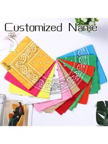 1pc Personalized Personalized Bandana Bachelorette Costume Western Cowgirl Disco Last Rodeo Accessories Cowboy Hello Nashville Custom Party Favors, Bridesmaids Gifts, Custom Name Bow Ties, Personalized Gifts, Birthday Gifts, Party Favors, Anniversary Gifts, Bridesmaids Gifts, Bridal Shower Favors, Bachelorette Party Favors