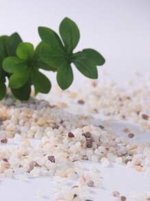 Jade Decorative Pebbles Suitable For Gardens And Homes -0.3-3 Cm, Multi-Color Stones (White, Black, Yellow, Gray, Purple, Blue, Green) Suitable For Indoor Plants, Outdoor Landscapes, And Holiday Decorations - Perfect For Terraces, Potted Plants, Bathrooms, Aquariums, And Micro Landscapes, Holiday Decorations | Natural Appearance | Beauty, Garden Decorations