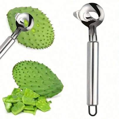 1Pcs Cactus Peeler Spoon Melon Baller And Seed Remover Easy To Use Kitchen Gadgets For Home And Restaurant