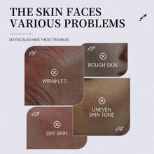 1 Bottle Platinum Hyaluronic Acid/Cherry Blossom Anti-Wrinkle Essence, Deeply Hydrating, Brightening, Reduces Moisture Loss And Dullness, 30ml - Clear - View 4