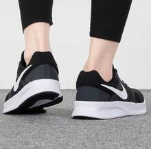 Nike 女鞋RUN SWIFT 3運動鞋緩震休閒透氣跑步鞋子 - 黑色 - 查看 9