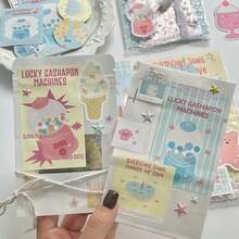 Gift Packaging Materials, Card Header, Card Back, Folding Page, Sticker, Gift Packaging Cards School Supplies,Back To School - one-size - View 6