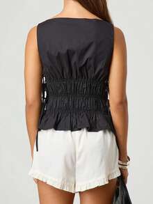 Women Tank Tops & Camis - Black - View 5