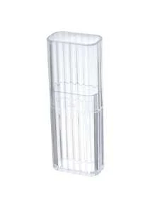 Cutie de călătorie pentru scobitori, cutii de curățare pentru bețișoare, cutii de organizare pentru depozitare, transportatori mici, recipient din plastic, tampoane simple, suport pentru scobitori, cutii de curățare pentru bețișoare, cutie de depozitare pentru călătorie, recipient transparent mic pentru depozitarea articolelor mici