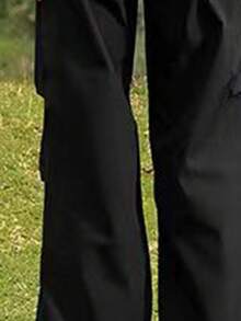 Women's Windproof Water-Resistant Outdoor Pants – Zip-Pocket Casual Joggers With Adjustable Drawstring Cuffs, Breathable Straight-Leg Trousers For Spring Fall Everyday Commute, Hiking, Travel & Weekend Leisure