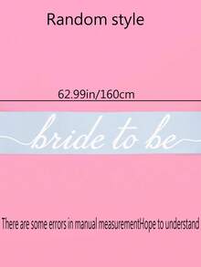 To-Be-Bride Ribbons | Blue Accessories For Single Ladies, Bridal Party Accessories, Bachelorette Party Decorations, Bridesmaid Gifts, Engagement Party Supplies - Blue - View 7