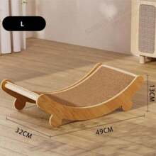 Combo de Tabla rascadora de sisal, Almohadilla rascadora duradera y sin desorden, Mueble para gatos Sofá Cama todoen-uno Plataforma para escalar, Juguete de gran tamaño