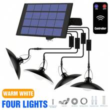 LED Hof-Pendelleuchte mit Fernbedienung, Solar Panel, wasserdicht, Dämmerungs-Sensor, Auto An/Aus, für Außen, Garten, Haus, Terrasse, Straßenbeleuchtung, Aufladen durch Sonnenlicht, für Scheune, Wand, Hängen, Schuppen, Flutlicht, tragbar, Camping, Zelt, Teich, Fischen, Park, Weg, Nachtsicherheit, Notbeleuchtung, 1/2/3/4 Leuchten, Kalt-/Warmweiß